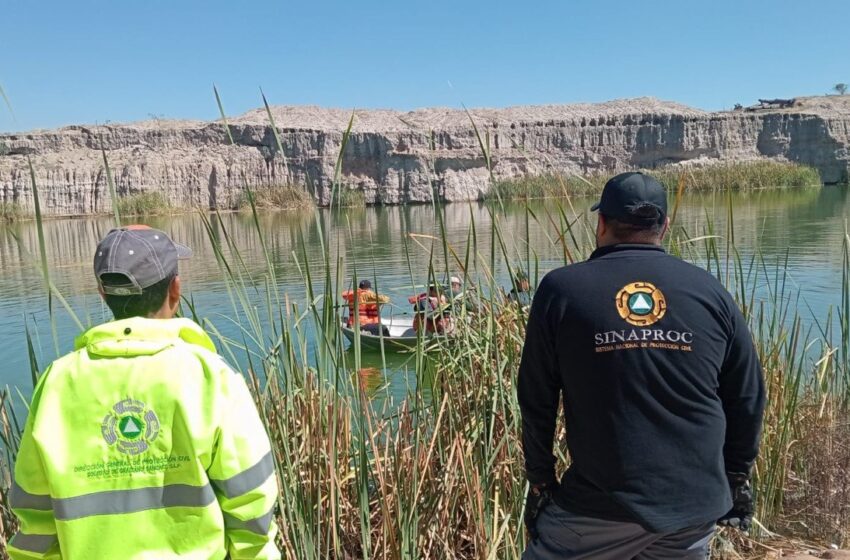  CONTINÚAN LABORES COORDINADAS DE RESCATE EN CUERPO DE AGUA