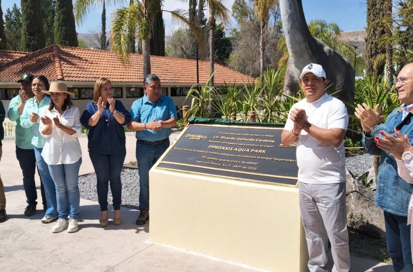  JUAN MANUEL NAVARRO RECONOCE VISIÓN DE TRANSFORMACIÓN DEL GOBERNADOR AL APERTURAR EL PARQUE DINOASIS