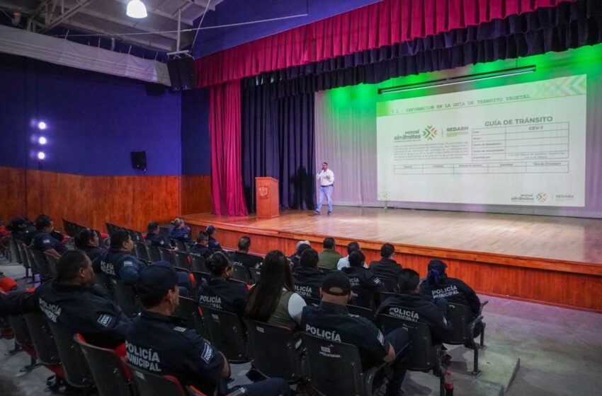  ESTADO CAPACITA AGENTES EN SANIDAD VEGETAL Y CONTRA ROBOS