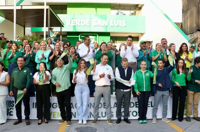  PVEM arranca ruta al 2027 desde San Luis Potosí, inaugura nueva sede y apunta a competir por 12 gubernaturas