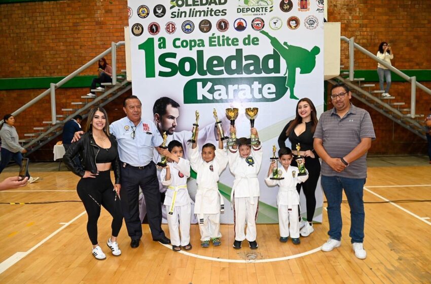  Soledad debuta con éxito en el karate estatal y reúne a más de 300 jóvenes en su primera Copa Élite