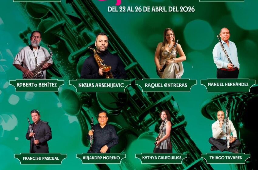  San Luis se convierte en capital sonora con el Primer Festival Internacional de Clarinete y Saxofón 2026