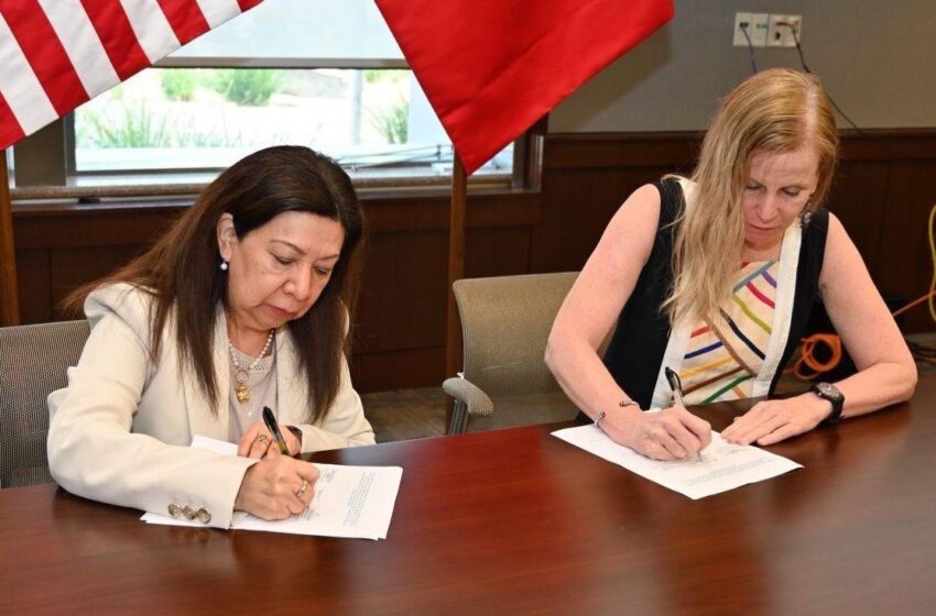  FISCALÍA POTOSINA Y CONSULADO DE EUA FIRMAN CONVENIO DE COLABORACIÓN PARA FORTALECER LA CIENCIA FORENSE