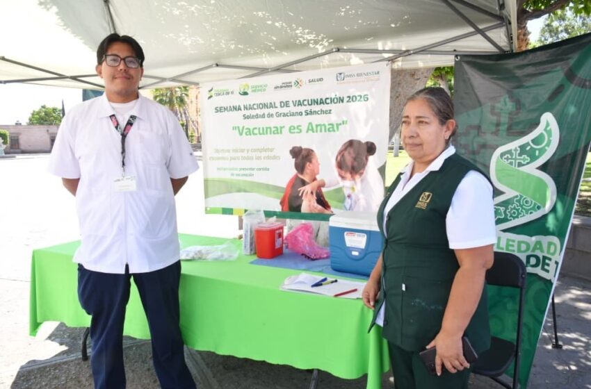  Soledad amplía vacunación gratuita en plazas y módulos municipales durante la Semana Nacional 2026