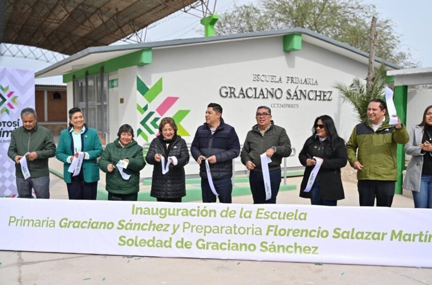  San Luis Potosí reporta más de 400 escuelas intervenidas y proyecta obras en otros 120 planteles durante 2026