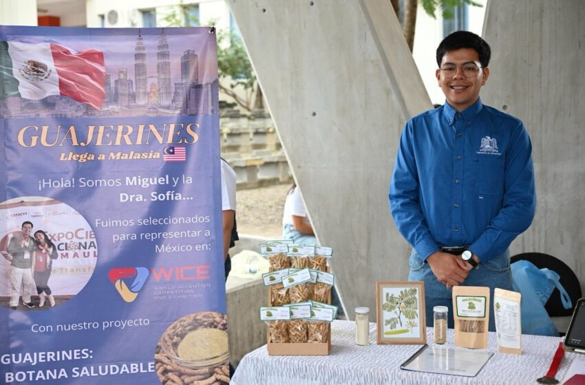  Alumno de la UASLP llevará a Malasia una botana hecha con guaje tras ganar espacio en competencia mundial de innovación