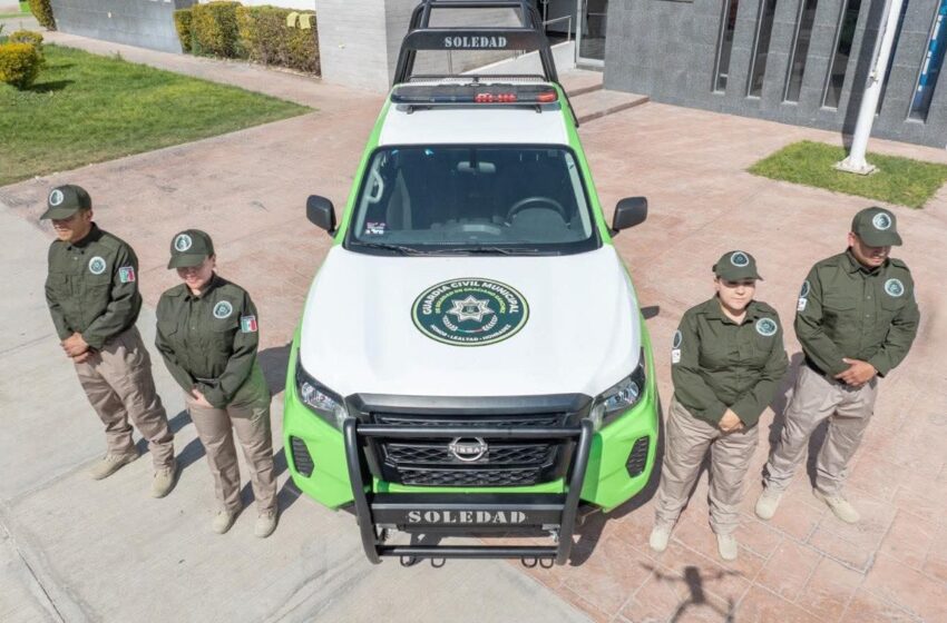  Soledad refuerza su Guardia Civil y eleva salario policial a 16 mil pesos; gobierno vincula mejora en seguridad a profesionalización