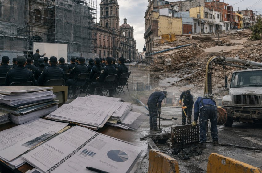  Futuro Compuesto: El Centro, la patrulla, la colonia y la lluvia: promesas públicas bajo examen