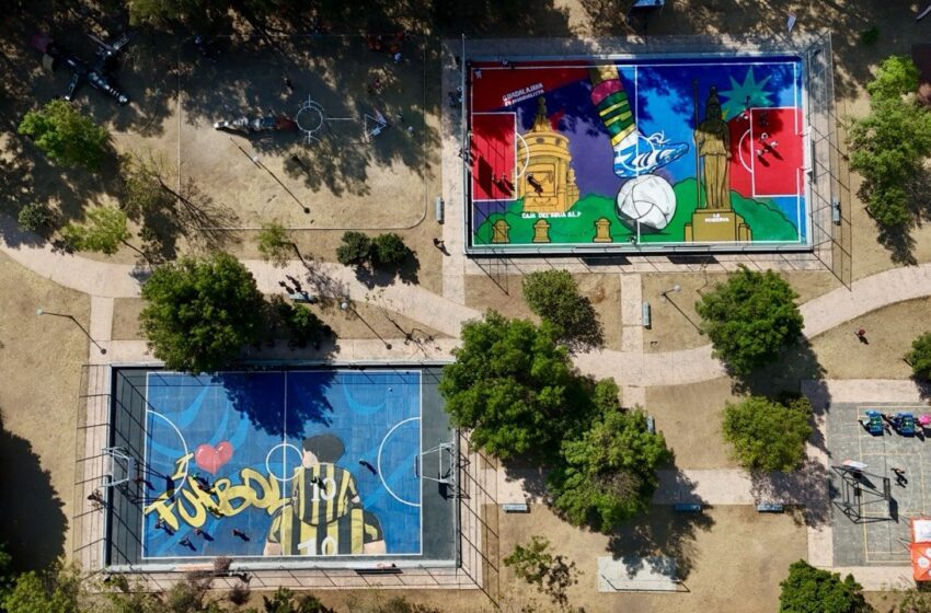  Guadalajara gana cancha y mural; San Luis se queda con la foto del alcalde trabajando fuera