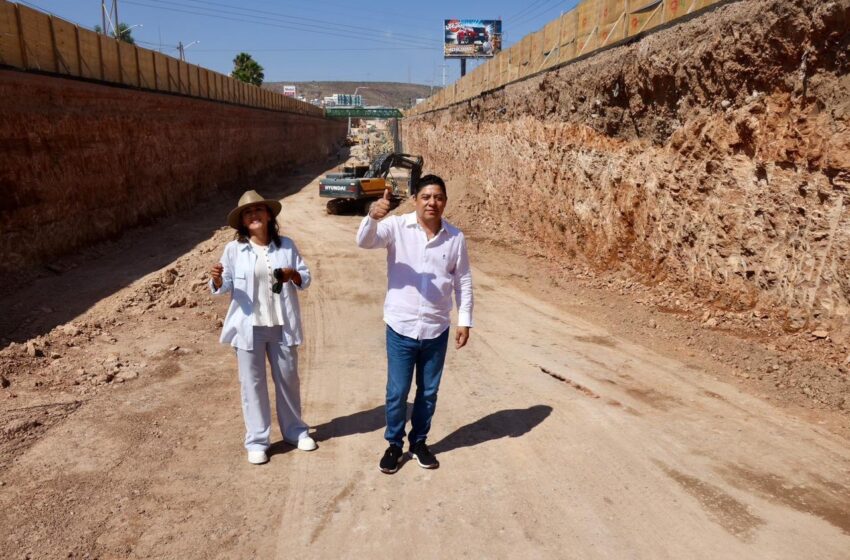  SUPERVISA RICARDO GALLARDO AVANCE DEL MEGA DESNIVEL ARENA POTOSÍ