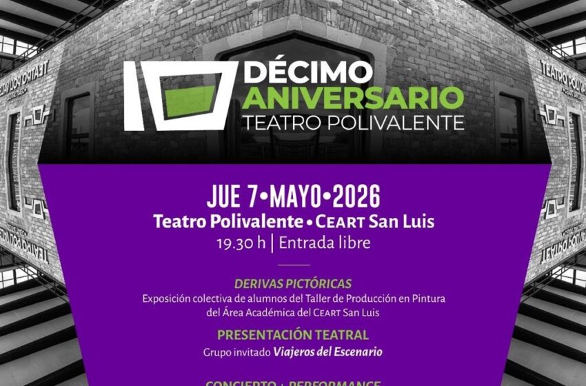  Teatro Polivalente del CEART cumple 10 años con una celebración artística abierta al público