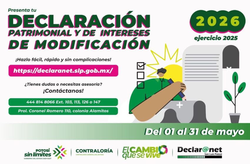 ESTADO INICIA DECLARACIONES PATRIMONIALES 2026