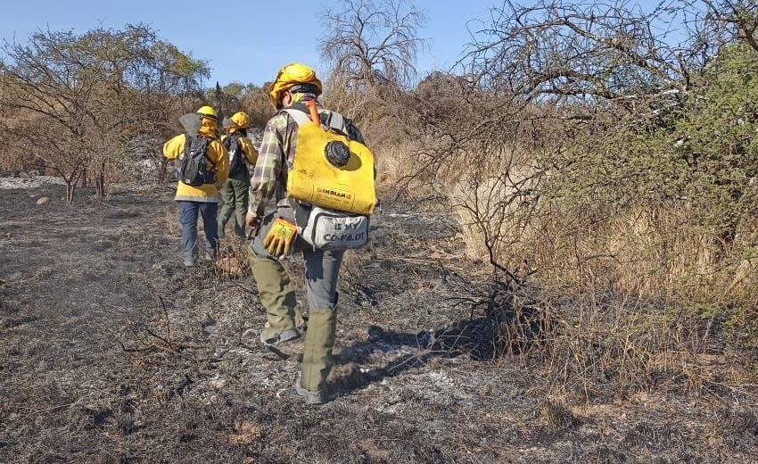  ESTADO ATIENDE INCENDIOS FORESTALES EN SANTA MARÍA DEL RÍO Y CÁRDENAS