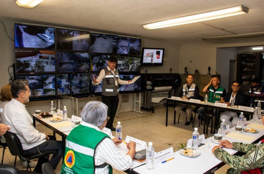  Más de 3 mil universitarios de la UASLP participan en el Primer Simulacro Nacional 2026