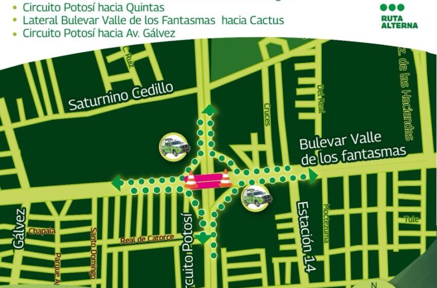  SE ANUNCIAN CIERRES VIALES NOCTURNOS POR OBRAS EN PUENTE VEHICULAR EN SOLEDAD