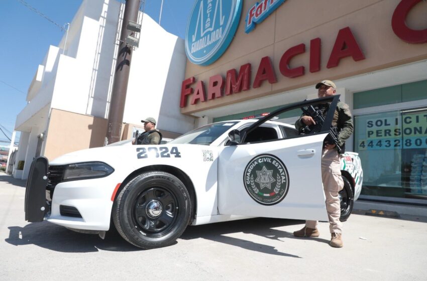  OPERATIVOS DE LA GUARDIA CIVIL ESTATAL REFUERZAN LA SEGURIDAD EN SAN LUIS POTOSÍ