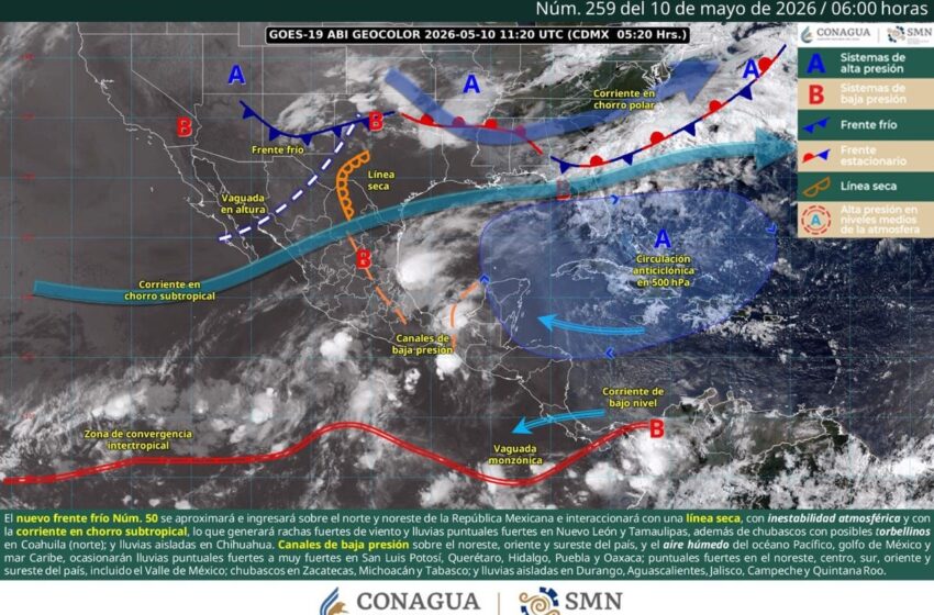  San Luis Potosí activa vigilancia preventiva ante pronóstico de lluvias torrenciales