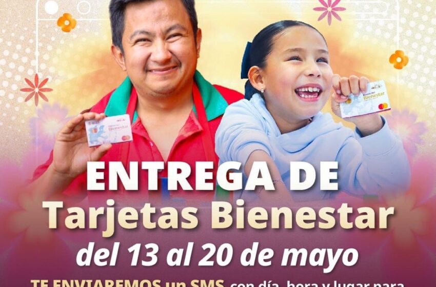  Bienestar entregará del 13 al 20 de mayo tarjetas de la pensión para personas con discapacidad