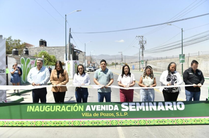  Gallardo entrega obras en Villa de Pozos y anuncia más infraestructura urbana, educativa e hídrica