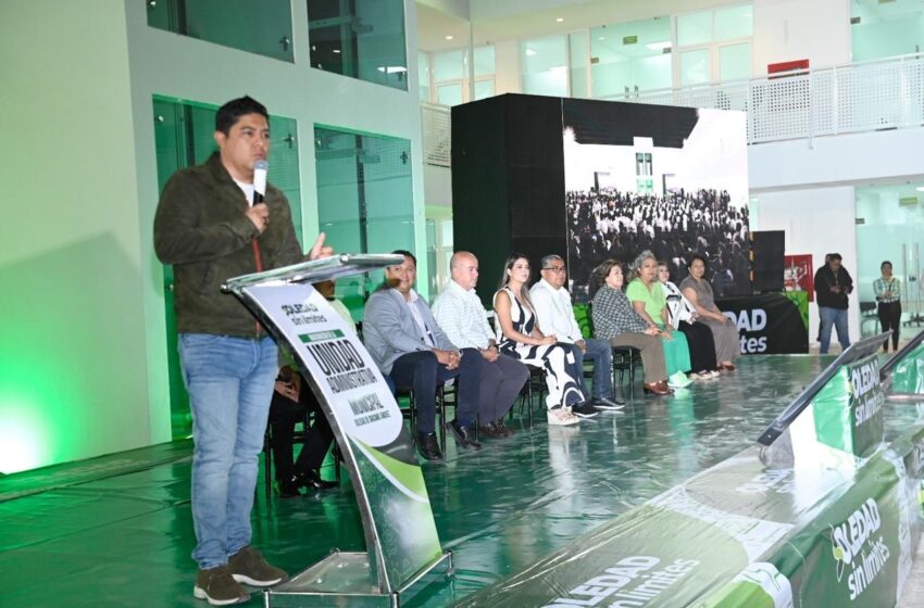  Gallardo anuncia 50 millones para renovar el centro de Soledad y convertir el Palacio Municipal en museo