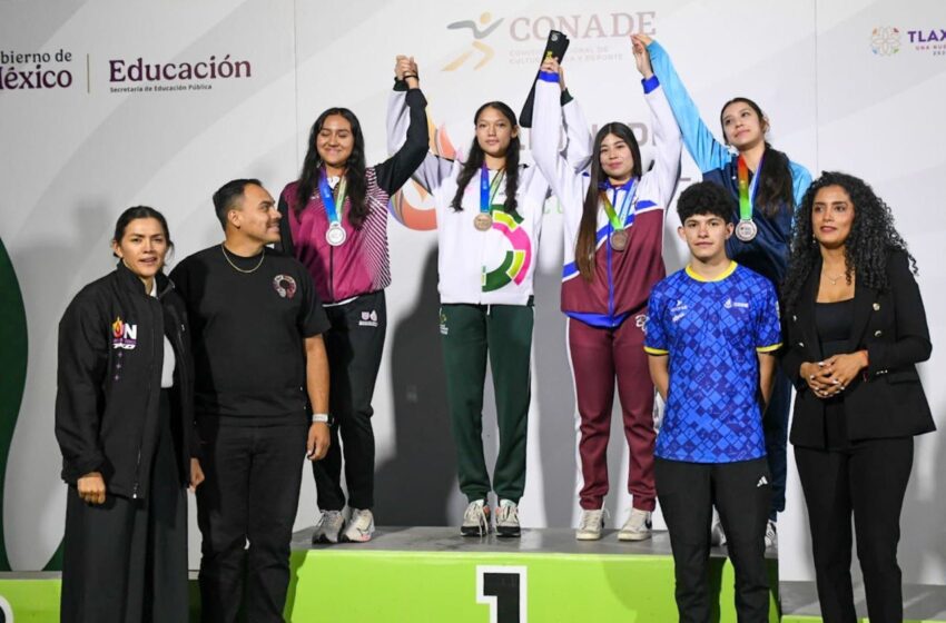  Fátima Barrón da otro oro a San Luis Potosí y se corona bicampeona nacional en taekwondo