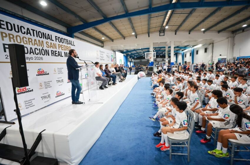  San Pedro incorpora programa de la Fundación Real Madrid para formar a 100 niñas, niños y jóvenes