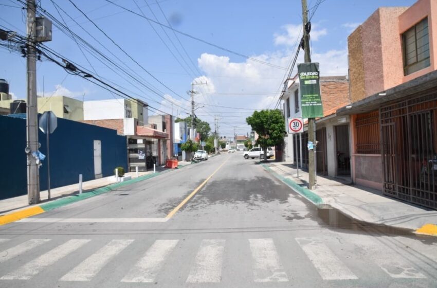  GOBIERNO DE SOLEDAD RENOVÓ LA CALLE SIERRA DE ÁLVAREZ COMO PARTE DEL PLAN DE URBANIZACIÓN