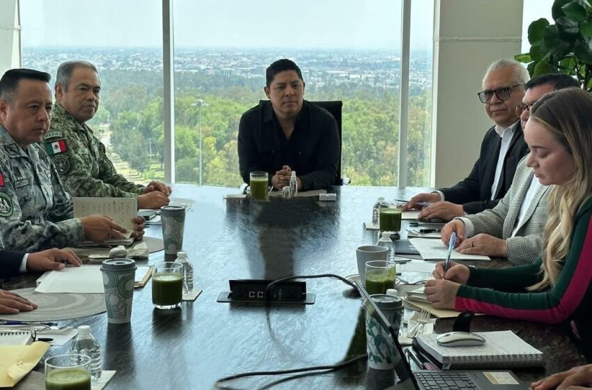  Gallardo refuerza coordinación con fuerzas federales para mantener la seguridad en San Luis Potosí