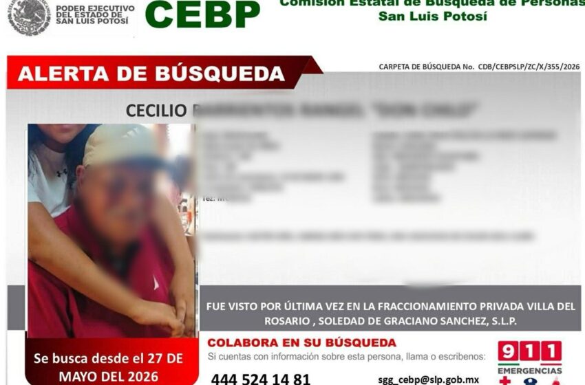  DIVISIÓN CAMINOS DE GCE LOCALIZA A PERSONA ADULTA MAYOR CON FICHA DE BÚSQUEDA