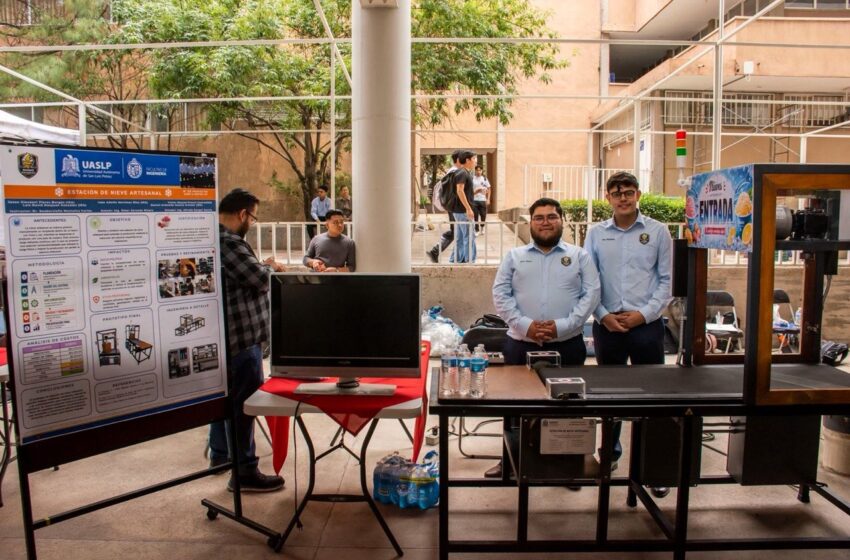  Innovación estudiantil de la UASLP optimiza producción de nieve artesanal y disminuye costos