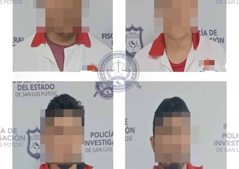  ASEGURA PDI A SEÑALADOS DE PROBABLE ROBO CALIFICADO EN LA CAPITAL POTOSINA