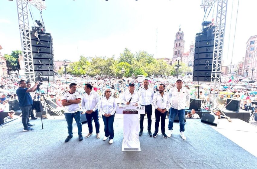  Gallardo destaca coordinación con Sheinbaum y enumera proyectos federales clave para San Luis Potosí
