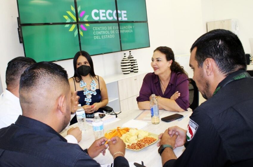  GOBIERNO ESTATAL FORTALECE COORDINACIÓN PARA TENER MÁS POLICÍAS CERTIFICADOS