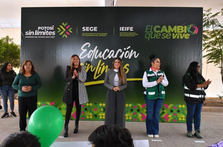  Villa de Zaragoza recibe nuevas aulas y mejoras en escuelas de Cerro Gordo