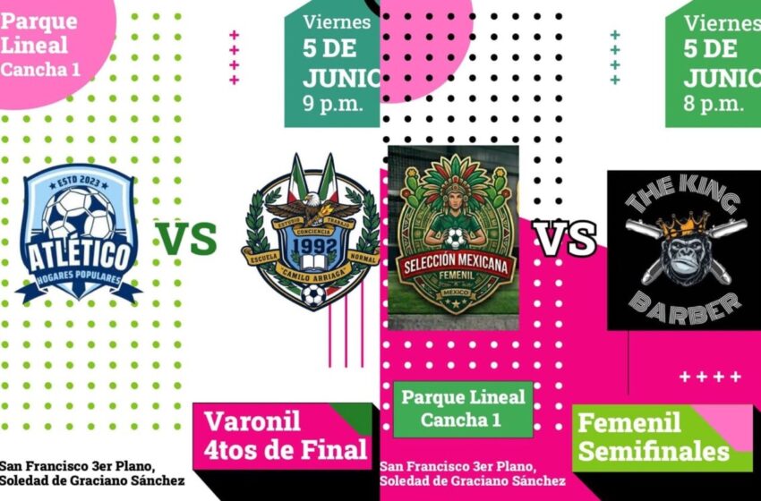  Soledad invita a las semifinales del Torneo Juvenil de Futbol en Hogares Populares Pavón