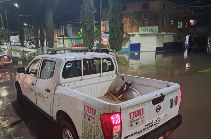  GOBIERNO ESTATAL REFUERZA ATENCIÓN ANTE LLUVIAS EN SAN LUIS POTOSÍ