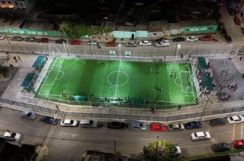  Parque Lineal Providencia reúne a estudiantes en torneos de futbol y basquetbol en Soledad
