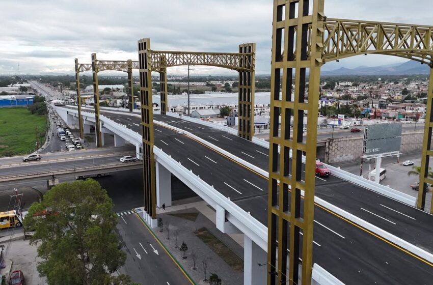  Inauguran puente superior Circuito Potosí-Valle de los Fantasmas en Soledad