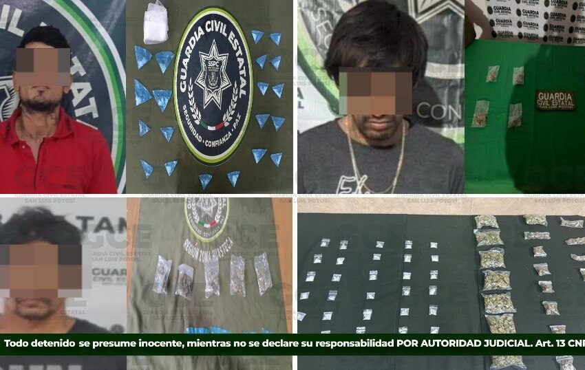  SEGURIDAD AVANZA CON DETENCIONES Y ASEGURAMIENTOS EN LA ENTIDAD
