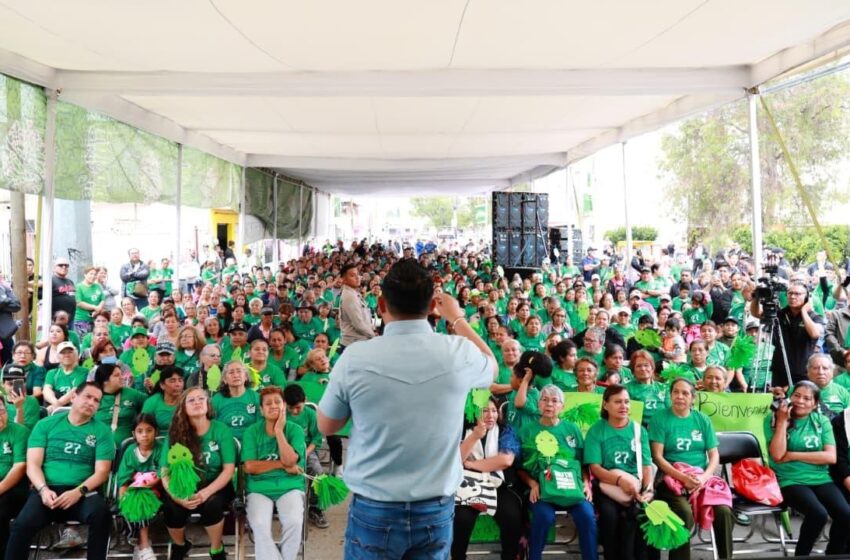  Ricardo Gallardo arranca rehabilitación de Plaza Cóndor en Villa de Pozos