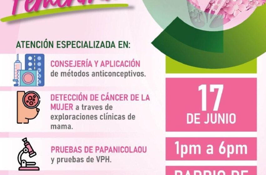  GOBIERNO ESTATAL LLEVA SALUD SIN LÍMITES PARA LAS MUJERES