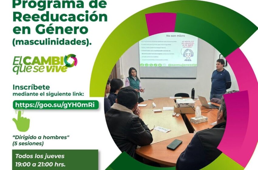  SAN LUIS AVANZA EN LA CONSTRUCCIÓN DE ESPACIOS LIBRES DE VIOLENCIA