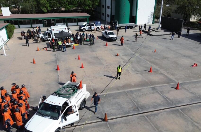  GOBIERNO ESTATAL REFUERZA LA PREPARACIÓN DE CORPORACIONES DE SEGURIDAD ANTE EMERGENCIAS