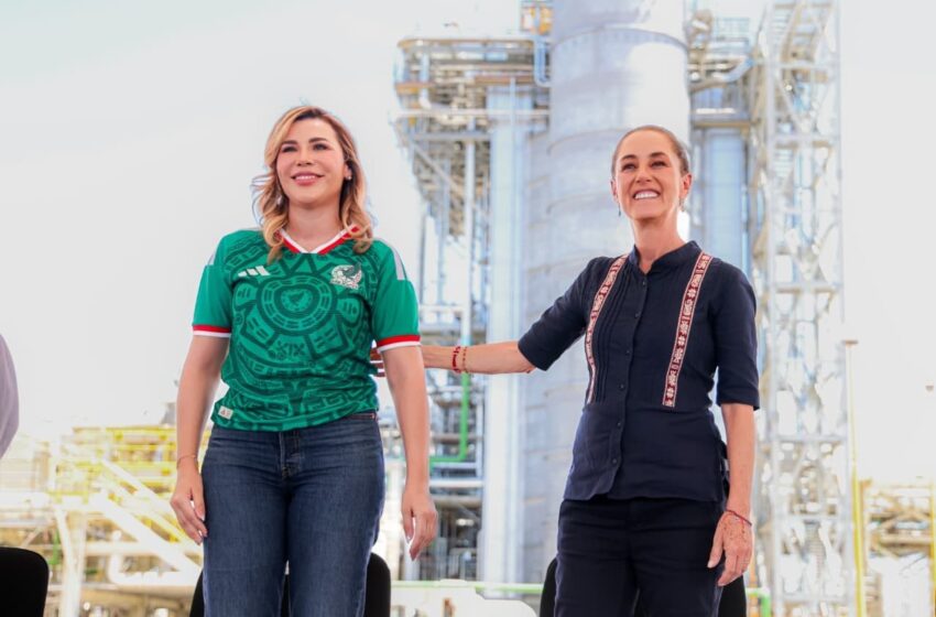  Sheinbaum y Marina del Pilar inauguran planta eléctrica y anuncian modernización de red en Mexicali
