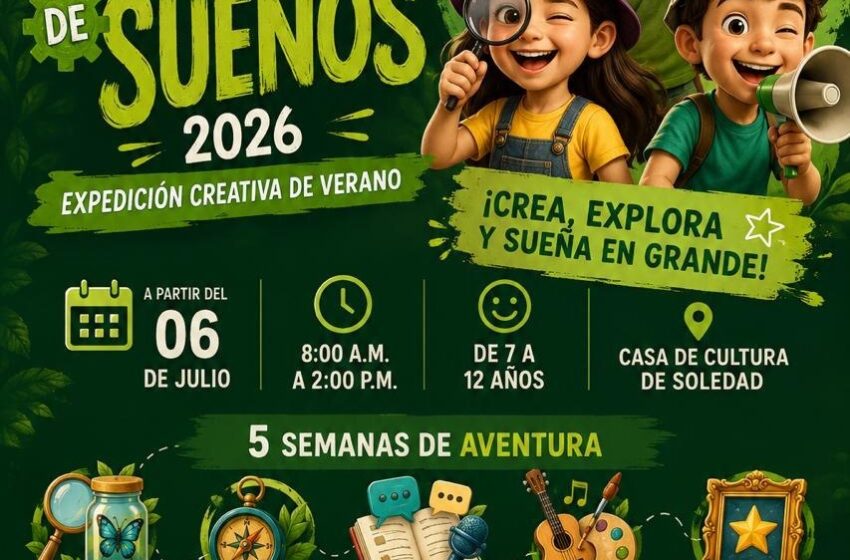 Soledad alista campamento de verano para niñas y niños en Casa de Cultura