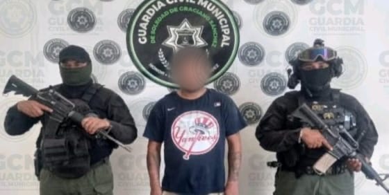  Detienen en La Virgen a hombre con motocicleta robada y arma artesanal