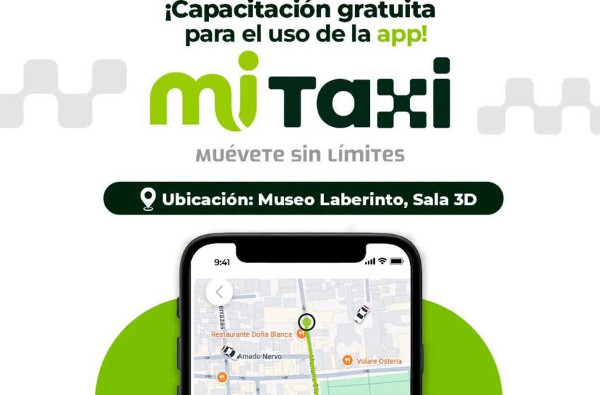  Capacitarán a taxistas para usar la app Mi Taxi en SLP