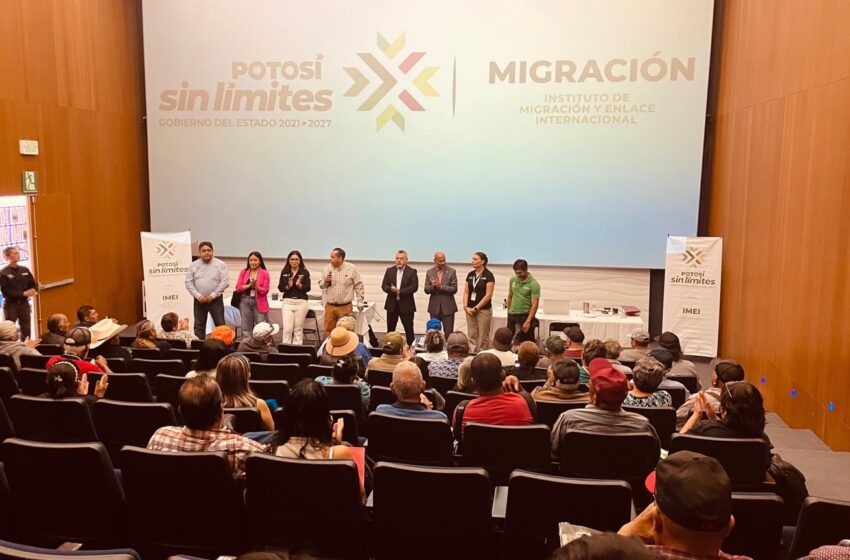  IMEI orienta a paisanos potosinos para tramitar pensión del Seguro Social de EU