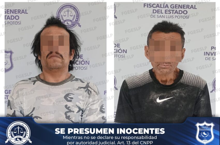  Detienen a dos hombres por presuntos delitos contra la salud en Villa de Pozos