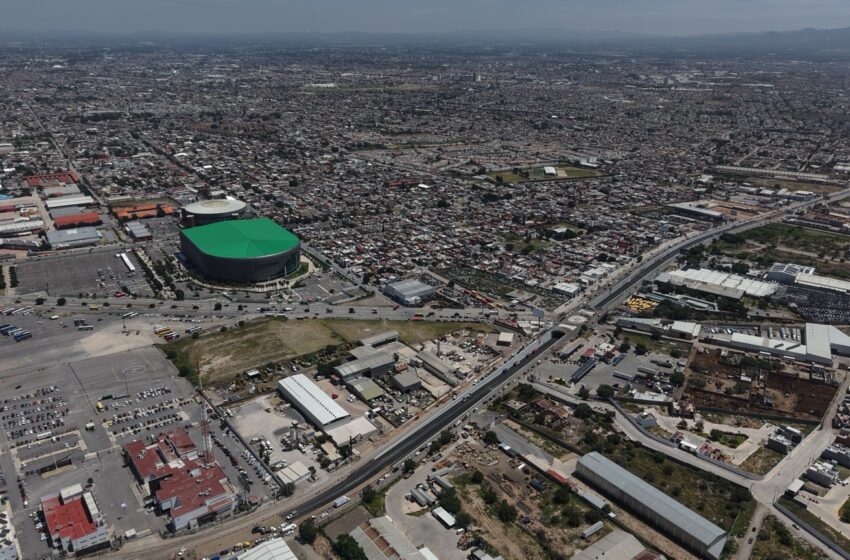  Paso a desnivel Arena Potosí busca agilizar movilidad y reducir riesgos de inundación